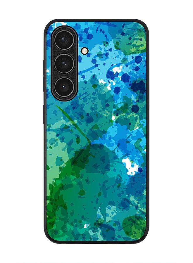 Stylizedd Rugged Black edge case for Samsung Galaxy S24 FE, Slim fit Soft Case Flexible Rubber Edges Anti Drop TPU Gel Thin Cover -  Underwater Burst - Image 1