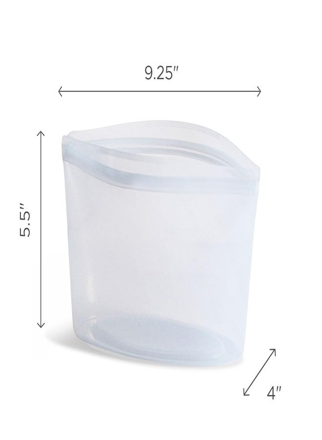 Stasher Premium Silicone Reusable Food Storage Bowl, Green, Microwave, Sous Vide, Dishwasher, Oven and Freezer Safe, BPA Free, Leak-free, Eco-friendly, 4-Cup Bowl - Image 5