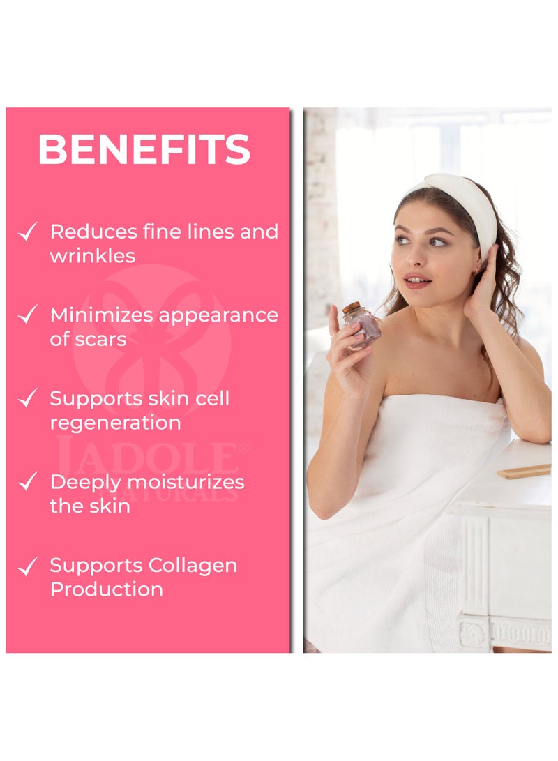 Jadole Naturals Organic Rosehip Seed Oil – 30ml, Good for Skin & Hair Growth - Image 2