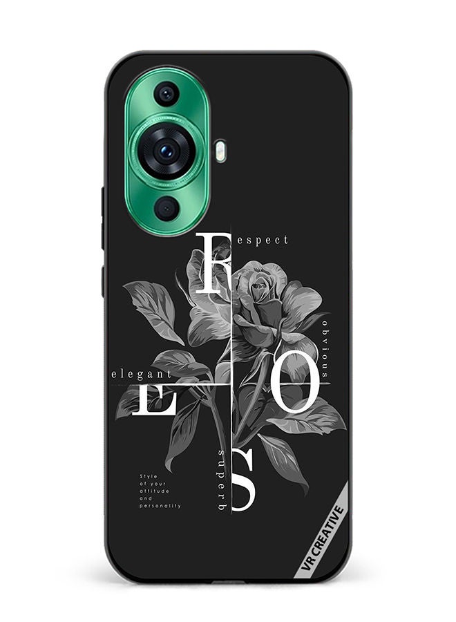 VR CREATIVE Protective Case Cover For Huawei nova 11 Flower Design Multicolour - Image 1