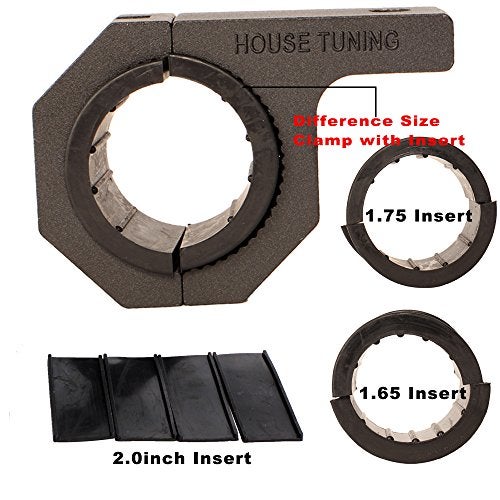 House Tuning 1.625 inche Horizontal Bar Clamps,Mounting Bracket Tube Clamp Roof Roll Cage Holder for Work HID LED Light Bar (2pcs-1.65" Clamp) - Image 4