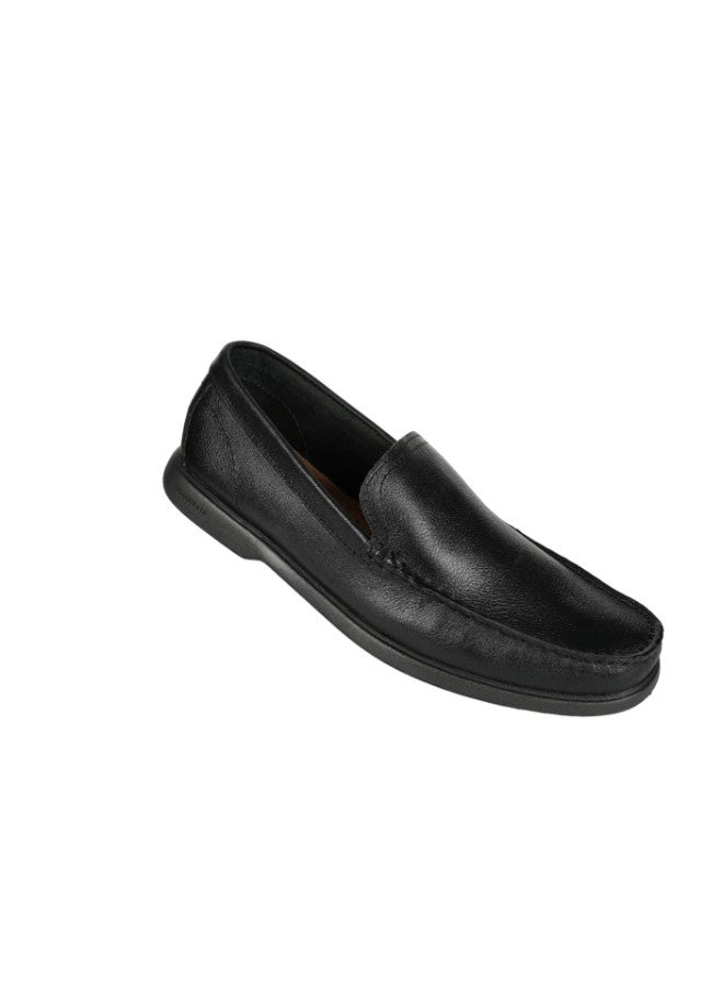 DEMOCRATA 032-132 Democrata Mens Casual Loafer Slip on Shoes 226203-004 Black - Image 1
