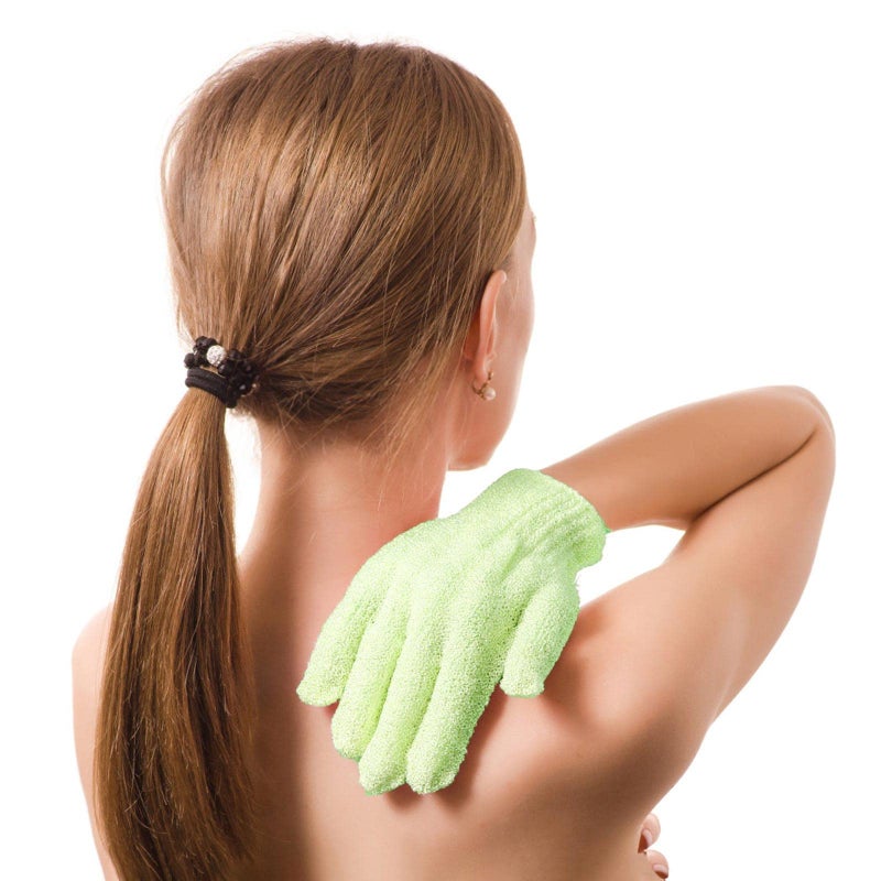 BTYMS 24 Pcs Shower Exfoliating Gloves Hand Exfoliating Glove Body Scrubber Loofah Washing Gloves for Shower, Spa, Massage and Body Scrubs, Dead Skin Cell Remover - Image 3