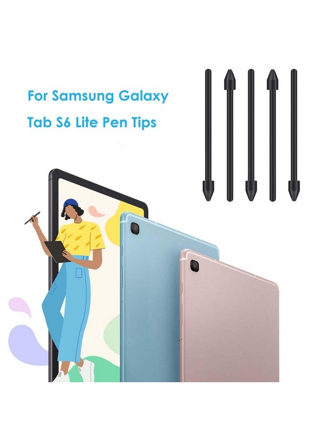 CaoXiong 5 Pcs Tab S6 Lite S Pen Nibs for Samsung Galaxy Tab S6 Lite Stylus Pen Tips with Tweezer,Galaxy tab s6 Lite Pen Tips Replacement Parts for Samsung Galaxy tab s6 Lite S Pen Nibs - Image 2