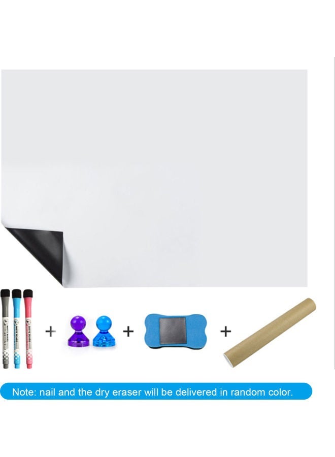 NIBEMINENT Adjustable Soft Magnetic Whiteboard Set White/Blue/Black - Image 4