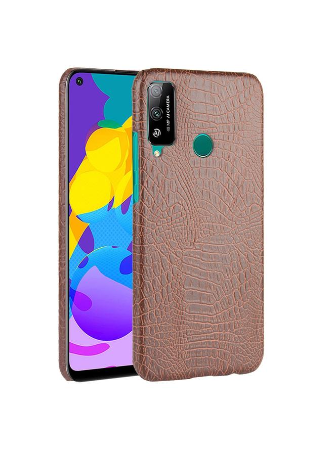 زبون جراب لهاتف Huawei Honor Play 4T مقاوم للصدمات مصنوع من جلد التمساح PC + PU - Image 1