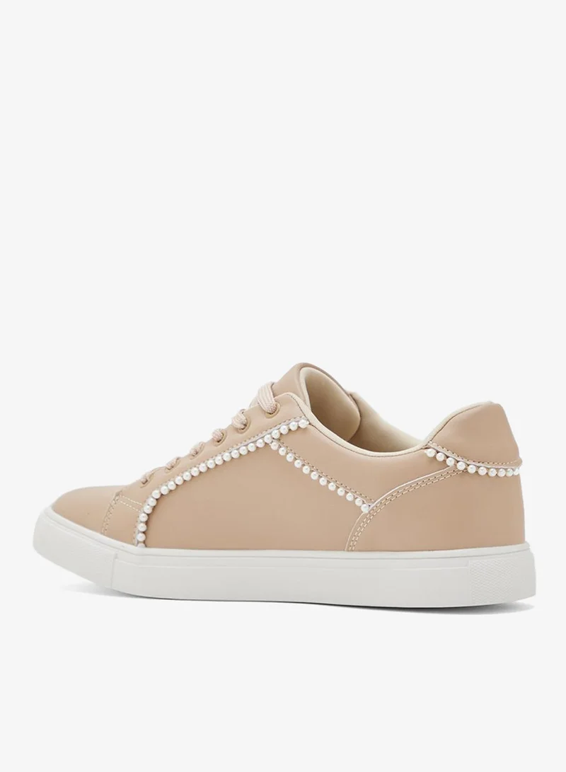 Ginger Pearl Detail Sneakers