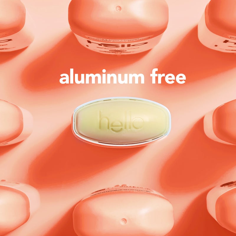Hello Peach Aluminum Free Deodorant for Women + Men, Natural Fragrance, Dermatologically tested, Baking Soda Free, Parabens Free, Dye Free, 24 Hour Odor Protection, (Pack of 2) - Image 2