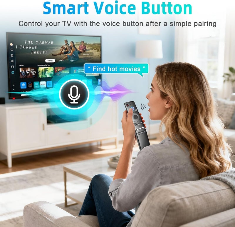 Tendodo Voice Remote for Samsung Smart TV Remote Control Replacement BN59-01330A RMCSPR1AP1 with Voice Function for Samsung Frame Crystal UHD Neo QLED OLED 4K 8K Smart TVs - Image 5