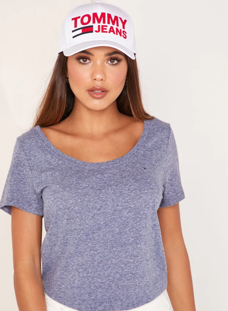 TOMMY JEANS Logo Textured T-Shirt