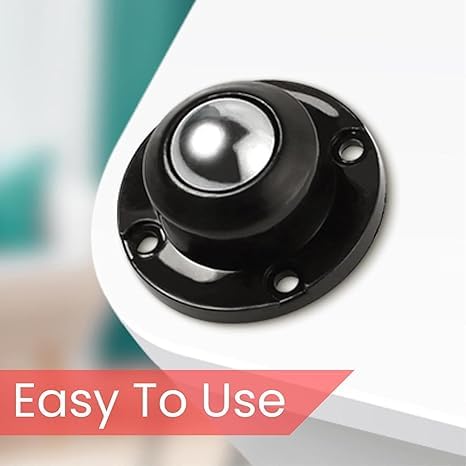 JAMBUVANTI 4pcs Caster Wheel Self Adhesive Caster Wheel 360 Swivel Wheels for Furniture Small Appliance DIY Modification Moving Table Heavy Duty Caster Wheels 200Kg Loading Capacity Black 4 - Image 4