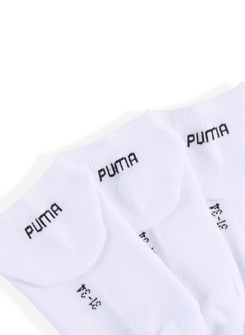 PUMA Youth 3 Pack Plain Ankle Sneaker Socks  - Image 2