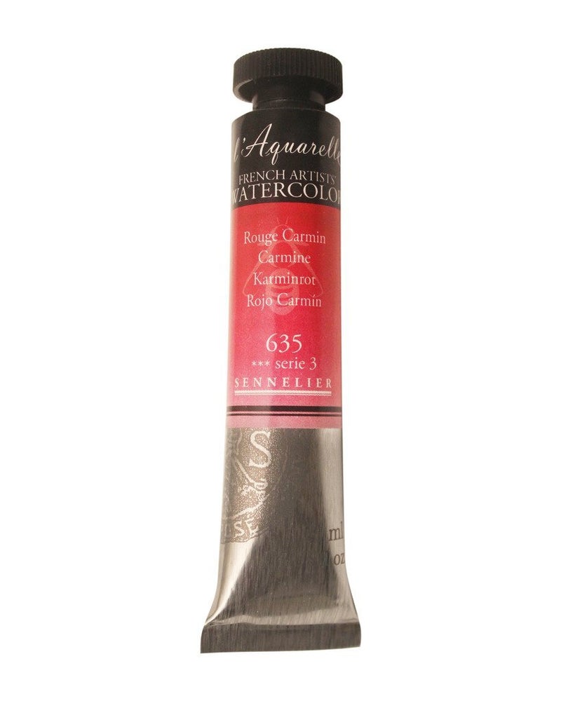 Sennelier lAquarelle French Artists Watercolour 21 ML Reds (Carmine) - Image 5