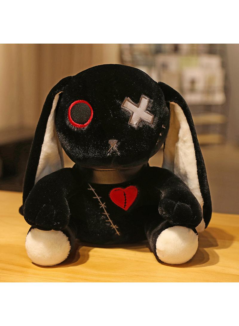 عام جميل دمية الظلام سلسلة أفخم لعبة الأرنب الأسود 25cm هدية للأطفال الفتيان والفتيات هدية عيد ميلاد