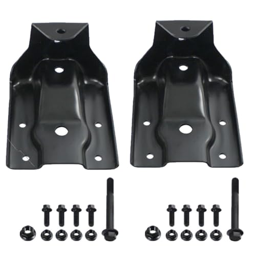 iiLentes 722-032 722-029 Rear Leaf Spring Hanger Bracket Shackle Kit For 1999-2013 Chevy Silverado 1500 GMC Sierra 1500 - Image 3