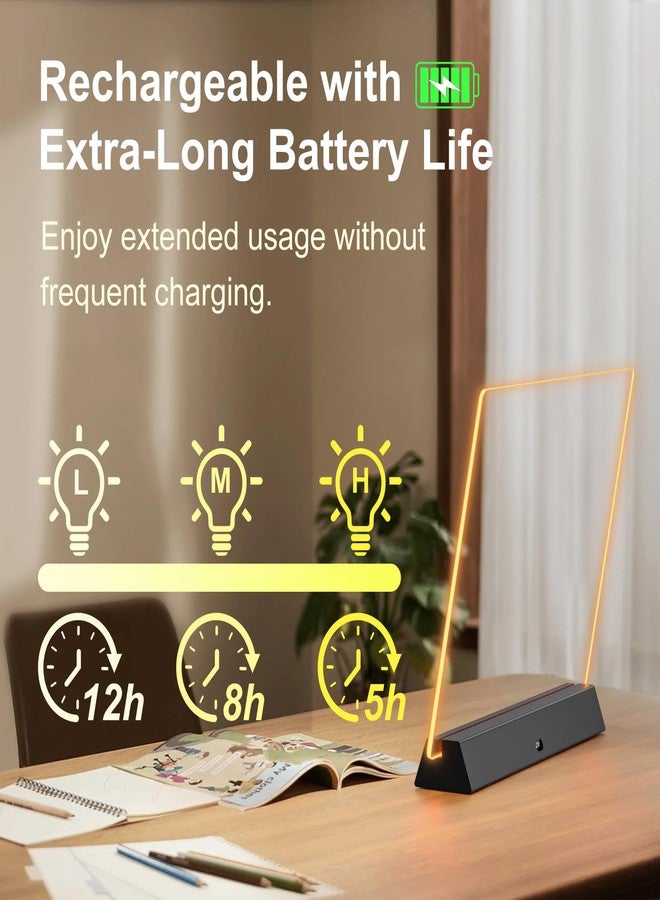 Bailkind LED Note Board with Colors, - Image 4