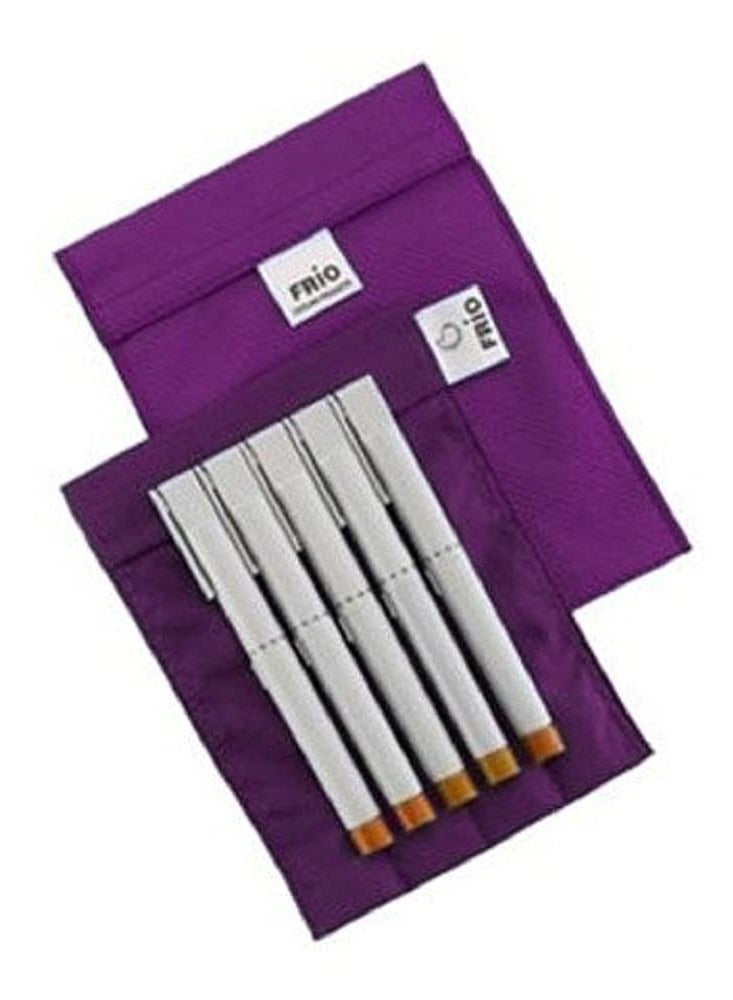 فريو FRIO ® كبيرة ، محفظة السفر المبردة بالأنسولين الأصلية لمرضى السكر باللون البنفسجي - Image 1