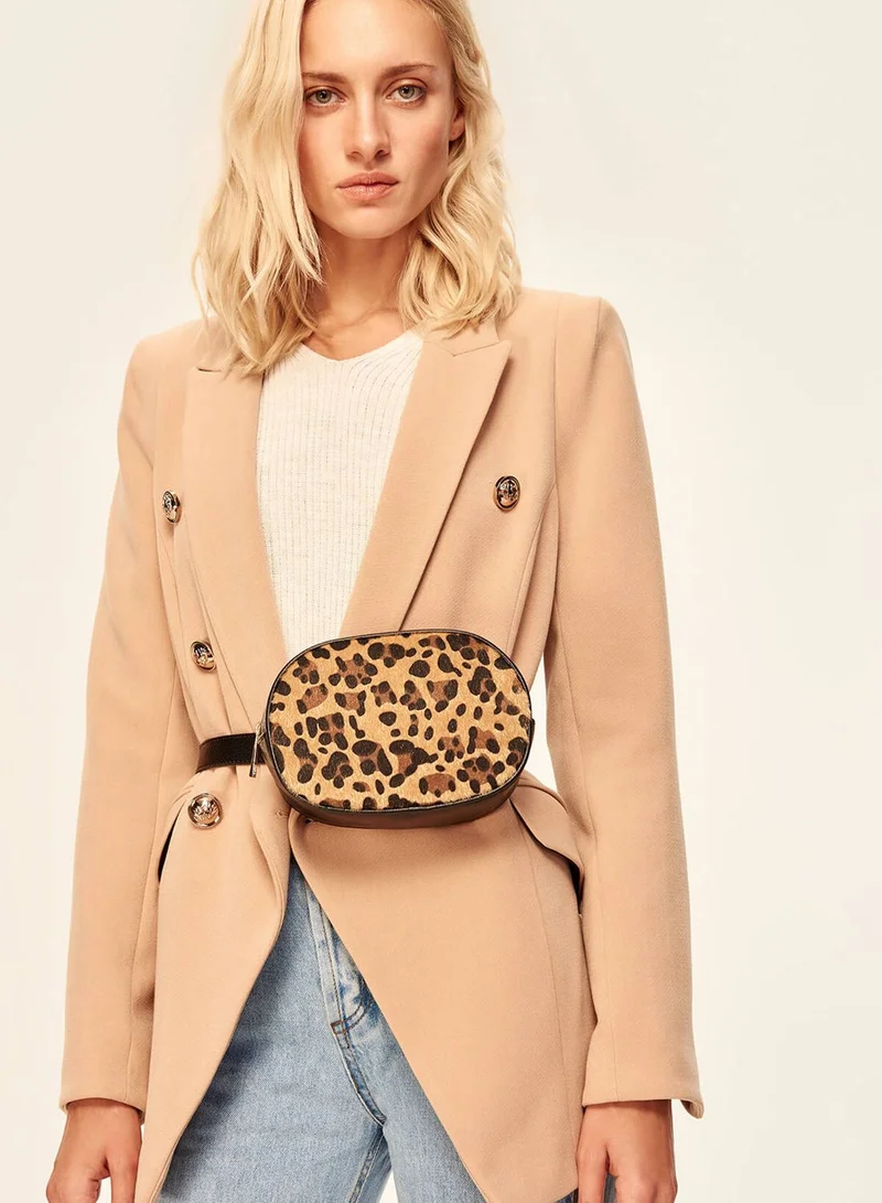 trendyol Leopard Patterned Waist Crossbody