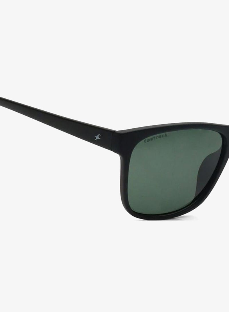 fastrack UV Protection Sunglasses Black Frame Green Mirror Lens 57mm  - P380GR3PV - Image 4