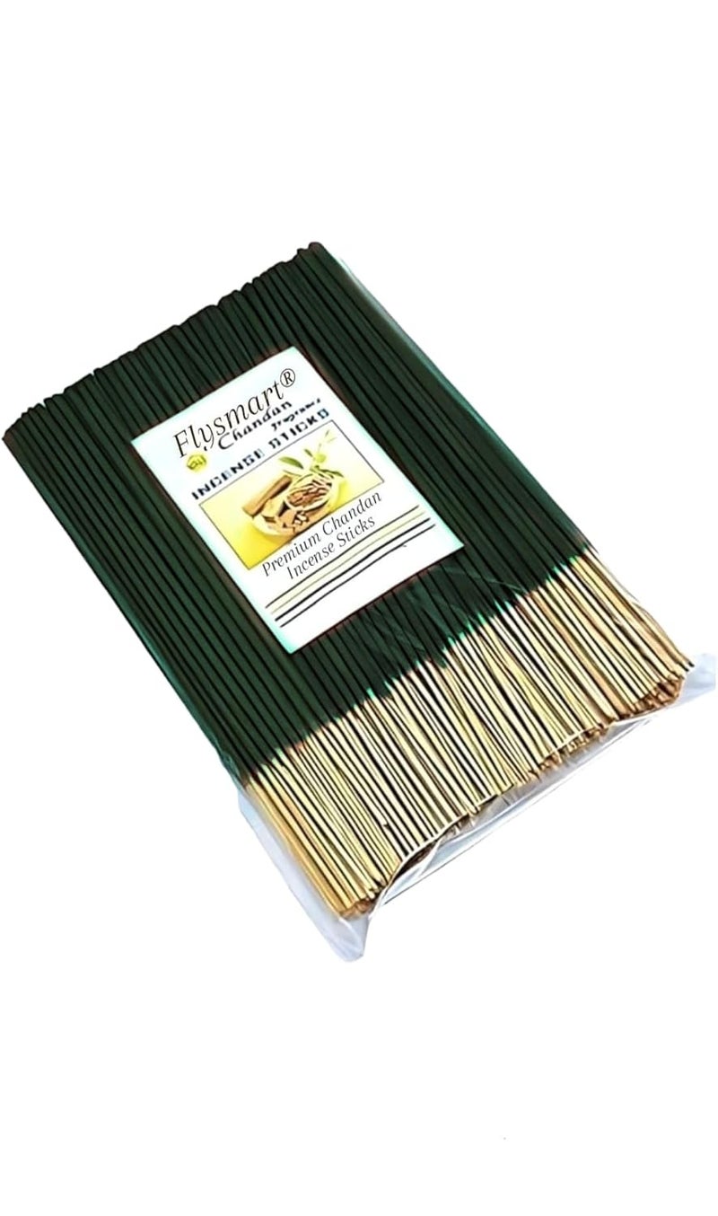Flysmart 1 kg Incense Sticks for Pooja with Fancy Premium Chandan Sandal Fragrance Good Smelling Agarbatti for Worship Place Bambooless Sticks Pack of 1000 Grams - Image 1