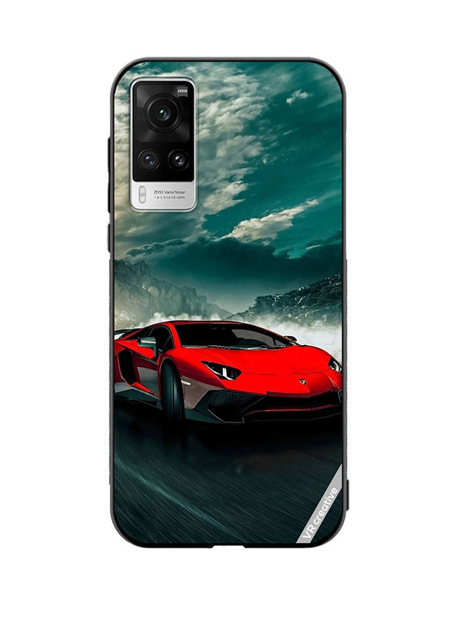 VR CREATIVE Protective Case Cover For Vivo X60 Pro Lambo1 Design Multicolour - Image 1