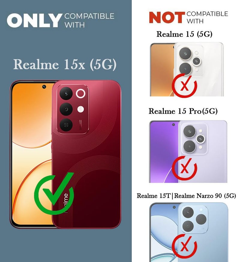Jkobi Matte Silicone Back Cover Case for Realme 15X (Dual Colour |Full Camera Protection | Sleek and Professional) - Image 4