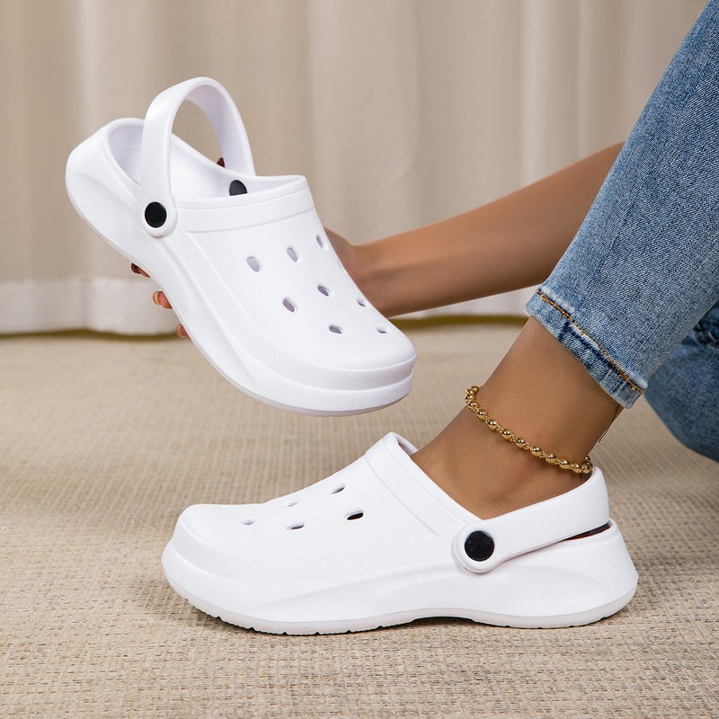 Summer Outdoor Non-Slip Slippers With A Soft Feel, Clogs For Men And Women, Casual Closed-Toe Beach Couple Sandals, Fashion - Image 3