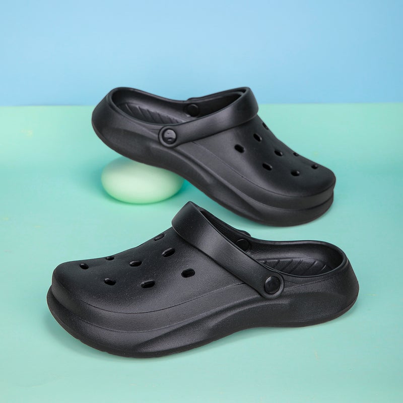 Summer Outdoor Non-Slip Slippers With A Soft Feel, Clogs For Men And Women, Casual Closed-Toe Beach Couple Sandals, Fashion - Image 4