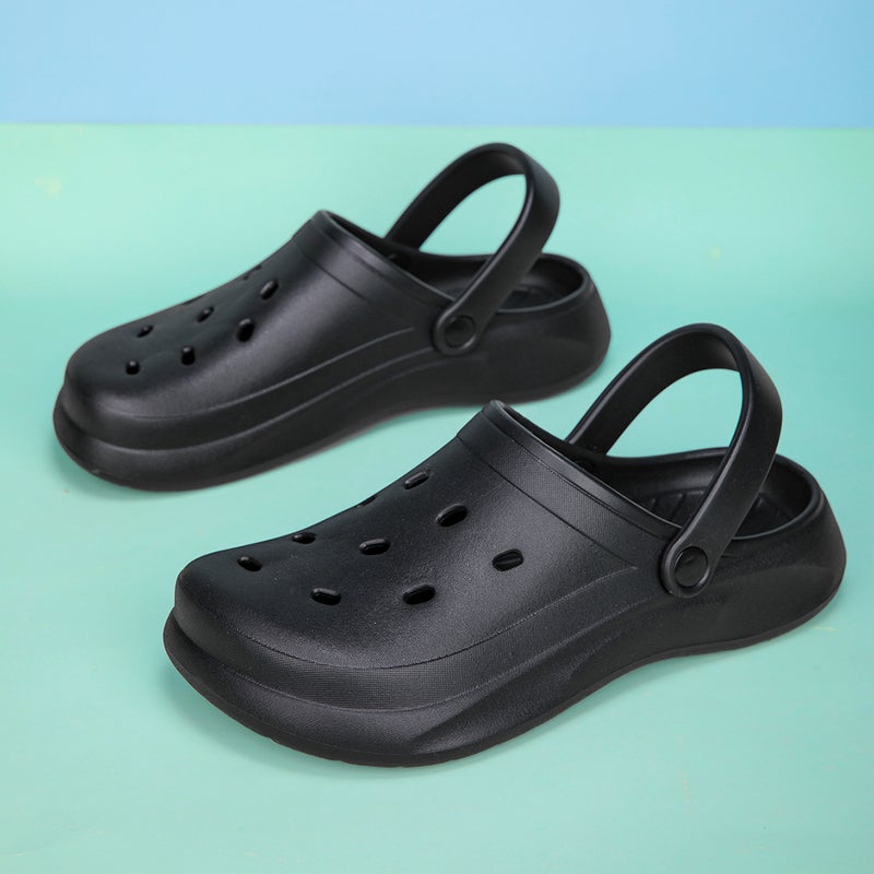 Summer Outdoor Non-Slip Slippers With A Soft Feel, Clogs For Men And Women, Casual Closed-Toe Beach Couple Sandals, Fashion - Image 1
