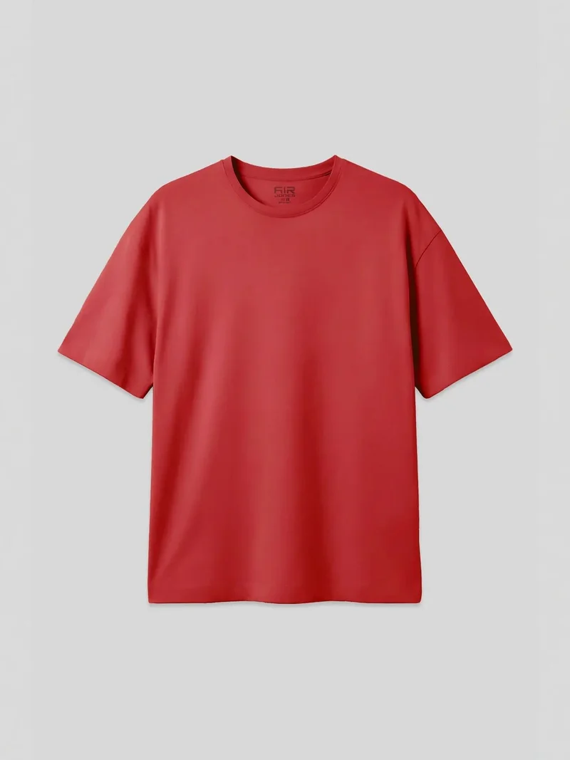 TOMMYLIFE TOMMY Oversized Cotton Crew Neck T-Shirt