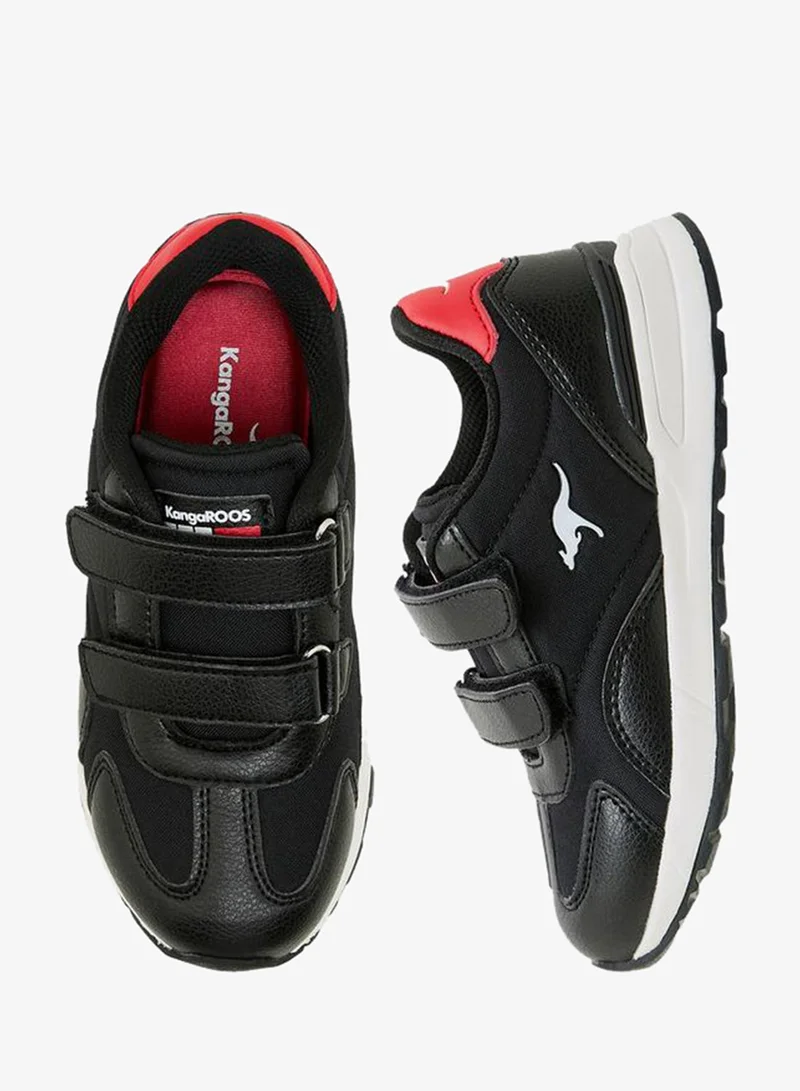 kangaROOS BLACK Boys Hook & Loop Ankle Sneakers for Men | Best Price UAE