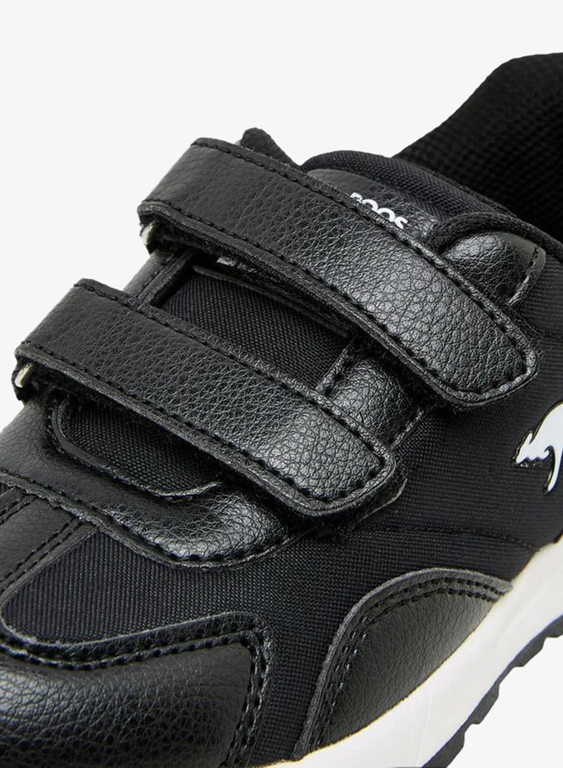 kangaROOS BLACK Boys Hook & Loop Ankle Sneakers for Men | Best Price UAE
