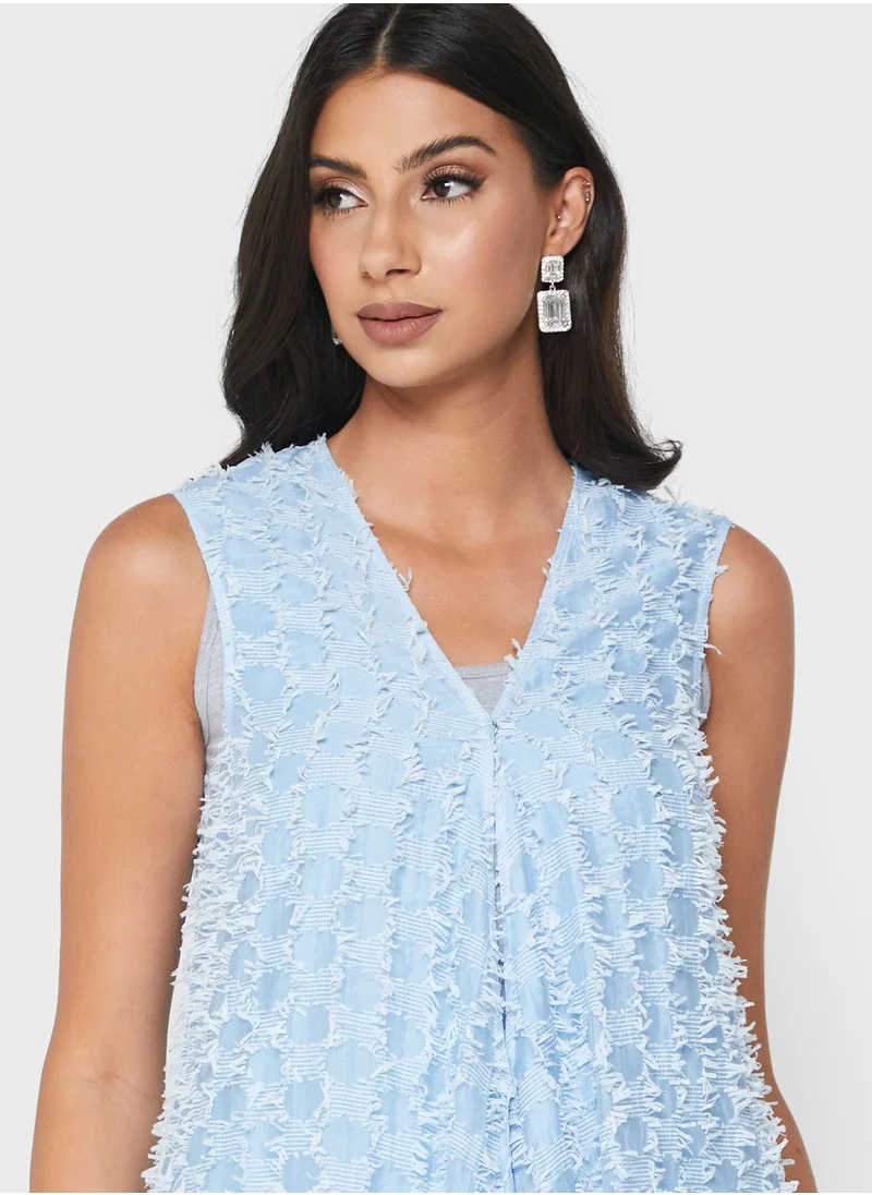 Jovonna London Ruffle Detail Cardigan