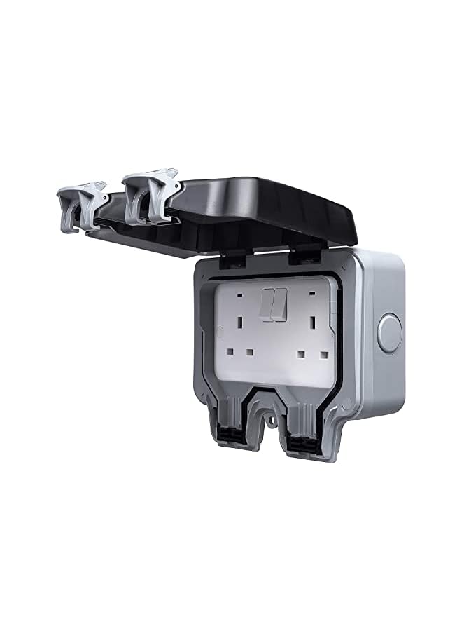 promass ELECTRICAL OUTDOOR SWITCHED SOCKET 2G DP 13A - Image 2