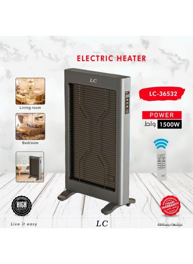LC Electric Indoor Room Heater with Remote Control for Home and Office Heating Comfort - Image 2