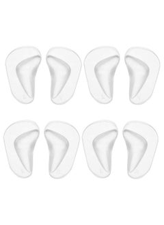 Gel Arch Support Insoles 4 Pairs Silicone Orthopedic Flat Feet Orthotic Arch Support Insoles Plantar Fasciitis