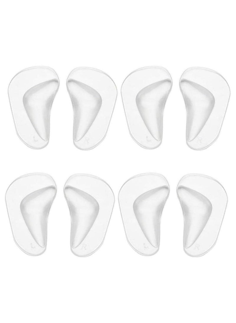SYOSI - Gel Arch Support Insoles 4 Pairs Silicone Orthopedic Flat Feet Orthotic Arch Support Insoles Plantar Fasciitis - Image 1