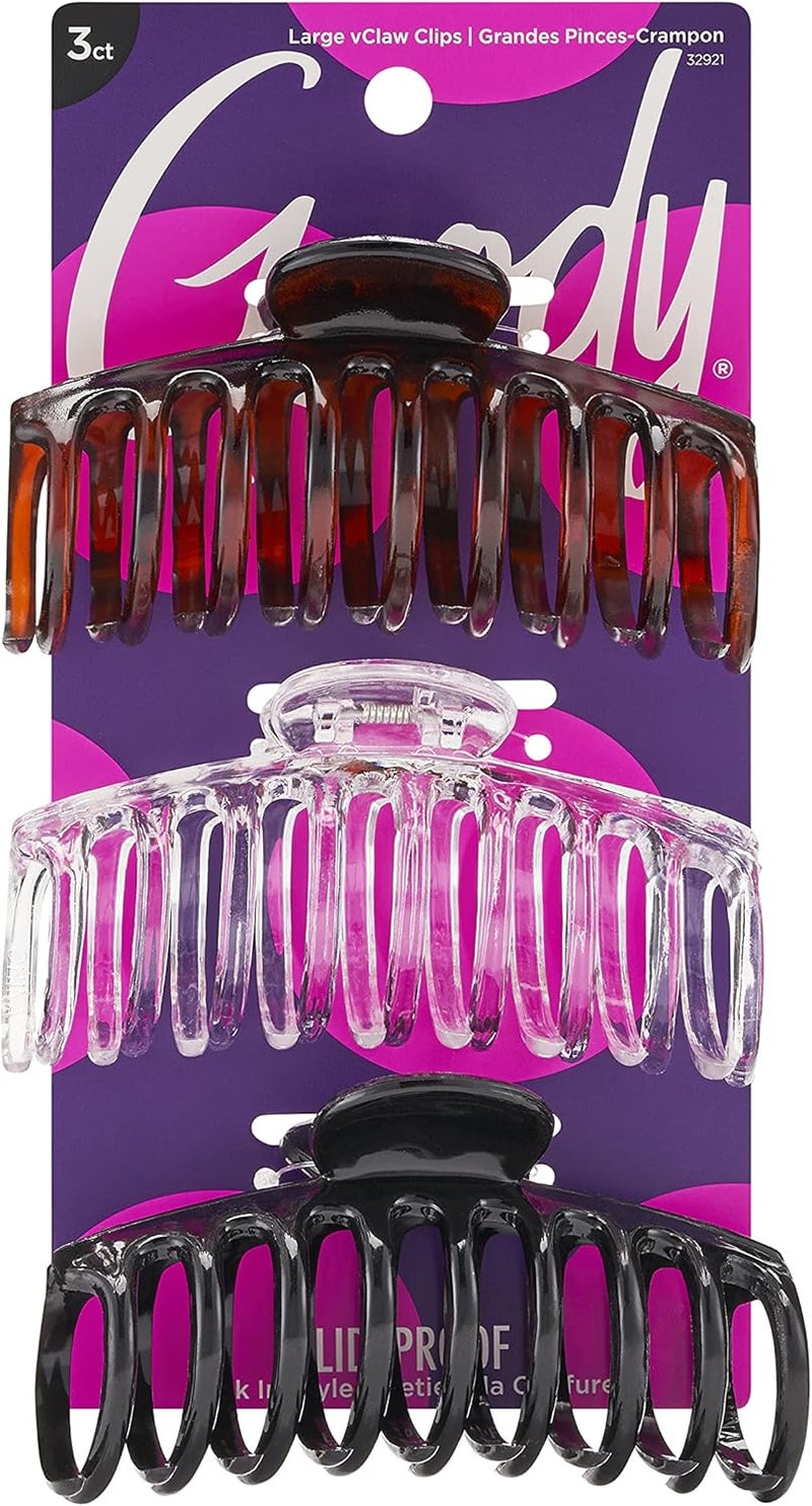 Goody Classics Large Spiral Claw Clips - 3-Pack - Image 1