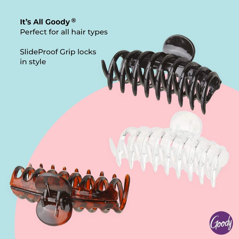Goody Classics Large Spiral Claw Clips - 3-Pack - Image 5