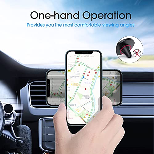 TechMatte MagGrip Car Vent Mount, Magnetic Air Vent Smartphone Holder for iPhone 17 16 15 14 13 12 Series - Image 4