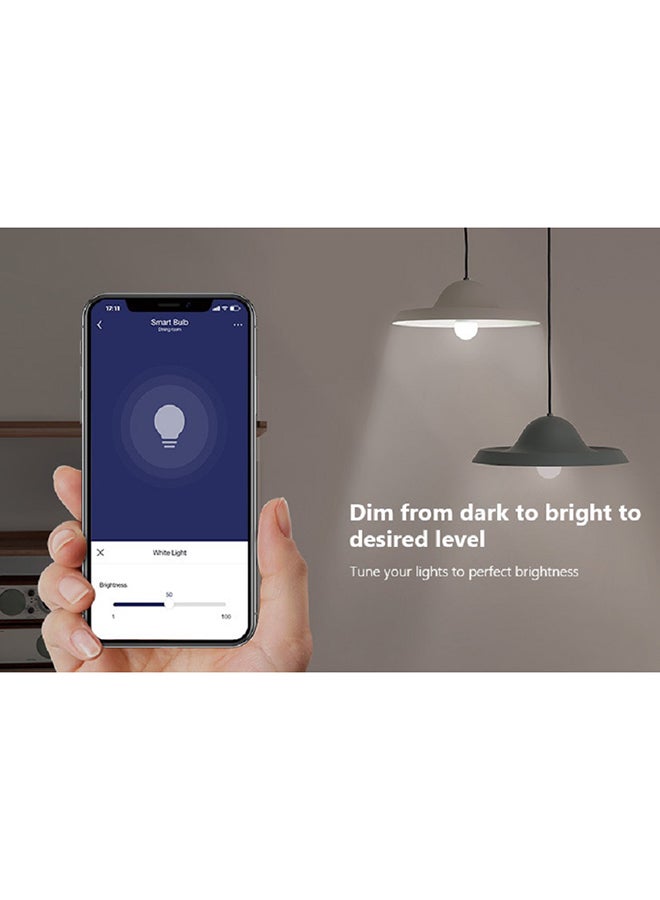 برودلينك 4 قطع من مصباح بيست كون اللاسلكي الذكي أبيض - Image 4