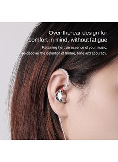 TRN TA1 In Ear Earphone, 1BA+1DD Dual Hybrid Driver HIFI Earphone, Metal Headphone Earbud, With Detachable MMCX Silver-plated Cable, Without Mic  - Image 3