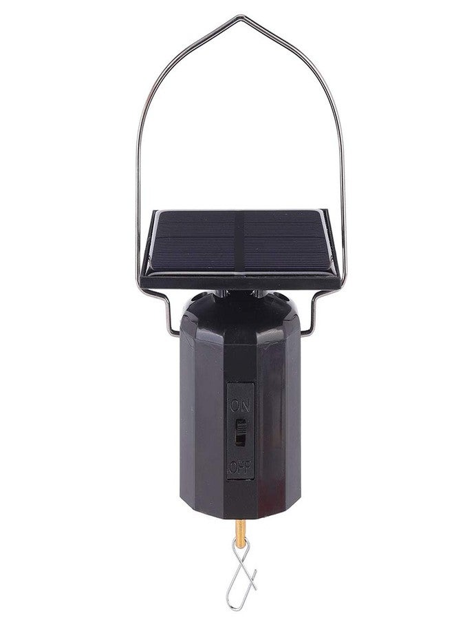 HEITIGN Solar Powered Wind Spinner Motor Mobile Rotating Motor Small Automatic Turner for Wind Chimes Sun Catchers Hanging Display Art Ornaments Outdoor Spinning Hanger - Image 1