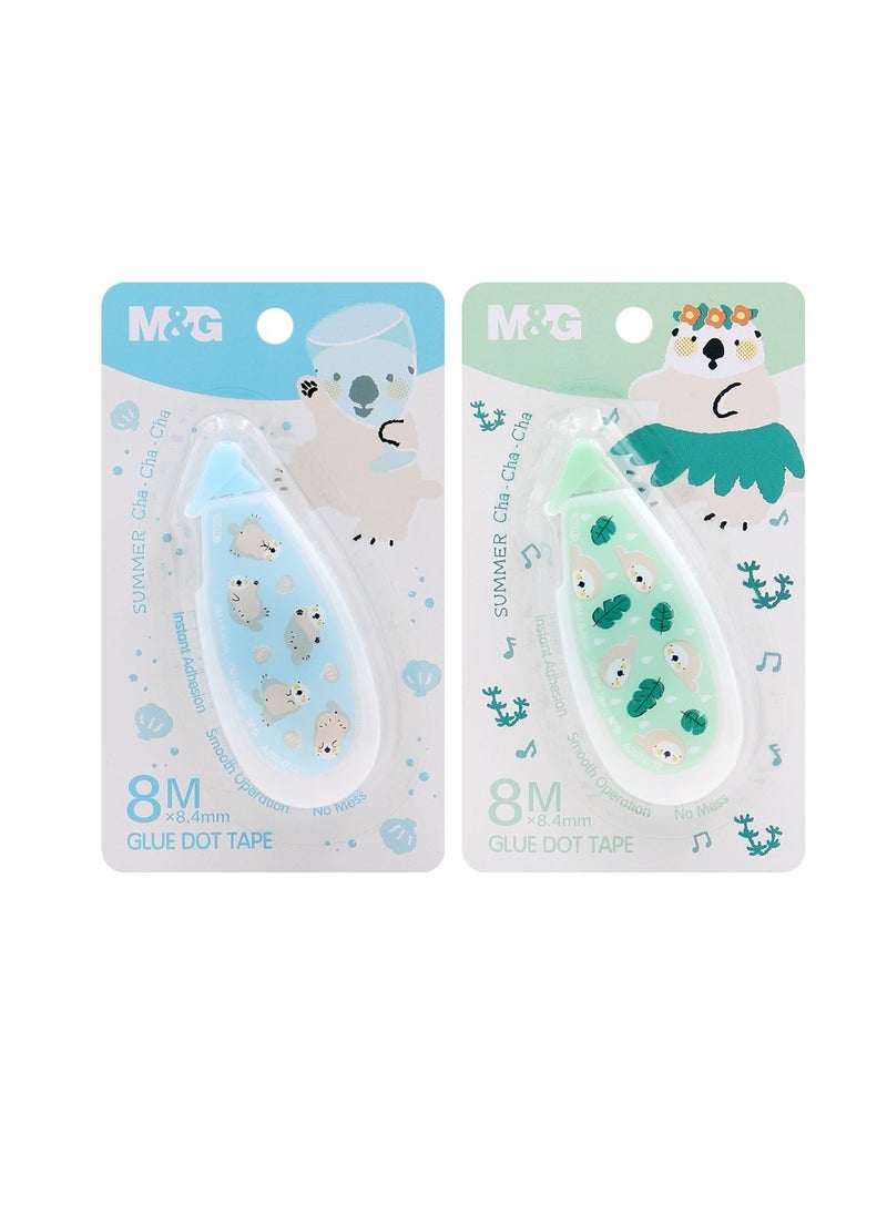 M&G M&G Chenguang Summer Cha-Cha-Cha Adhesive Tape, 8m x 8.4mm - 1pcs - No:AJD74772  - Image 4