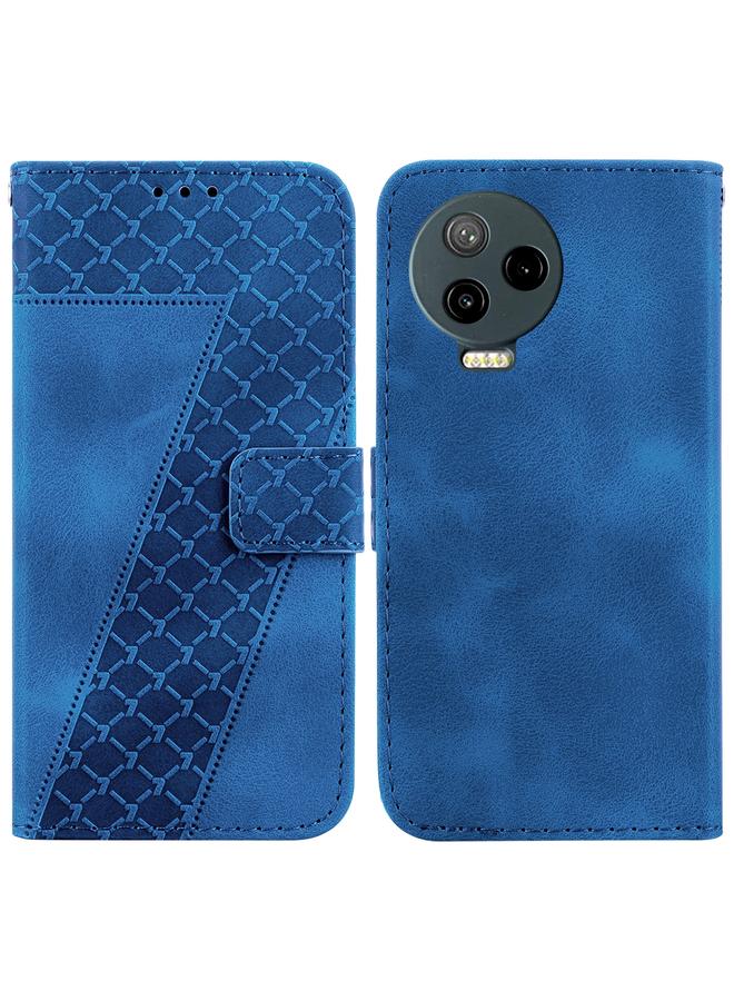 اس-توب جراب لهاتف Infinix Note 12 Pro 4G/Note 12 2023 جراب هاتف جلدي منقوش على شكل سبعة - Image 1