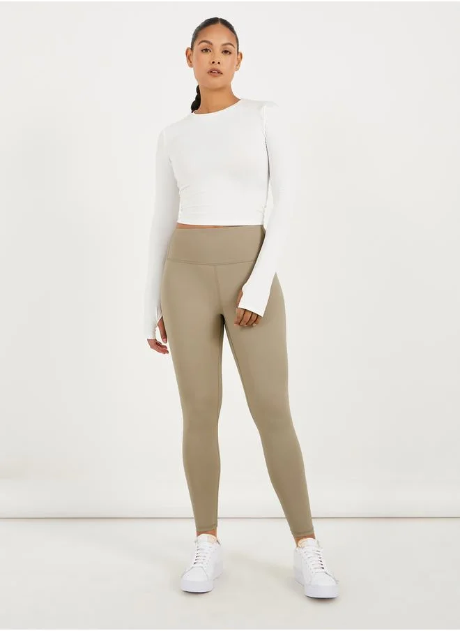 Styli Broad Waistband 7/8 Leggings