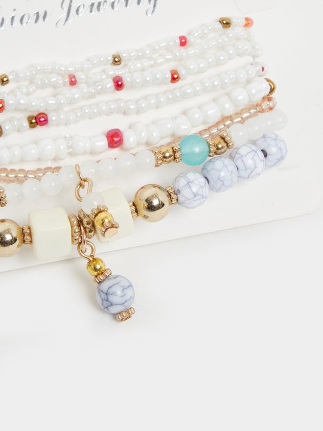 Styli Styli Multi-Strand Beaded Bracelet Set  - Image 4