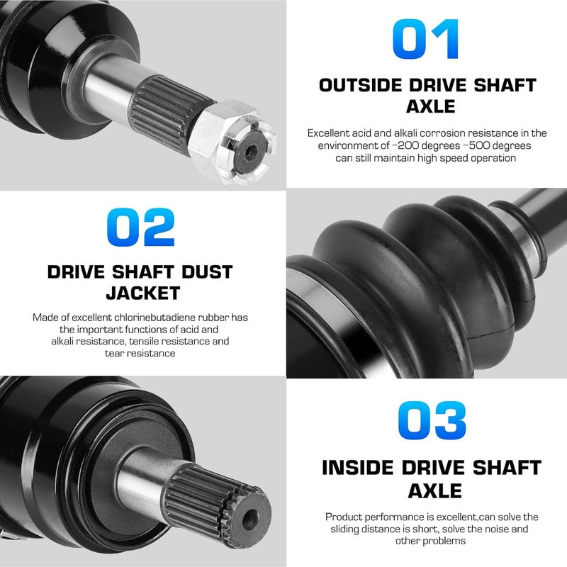 ISEYEC Front Right CV Axle for Honda TRX 500 Foreman/Rancher/Rubicon (2014-2019) - Image 3