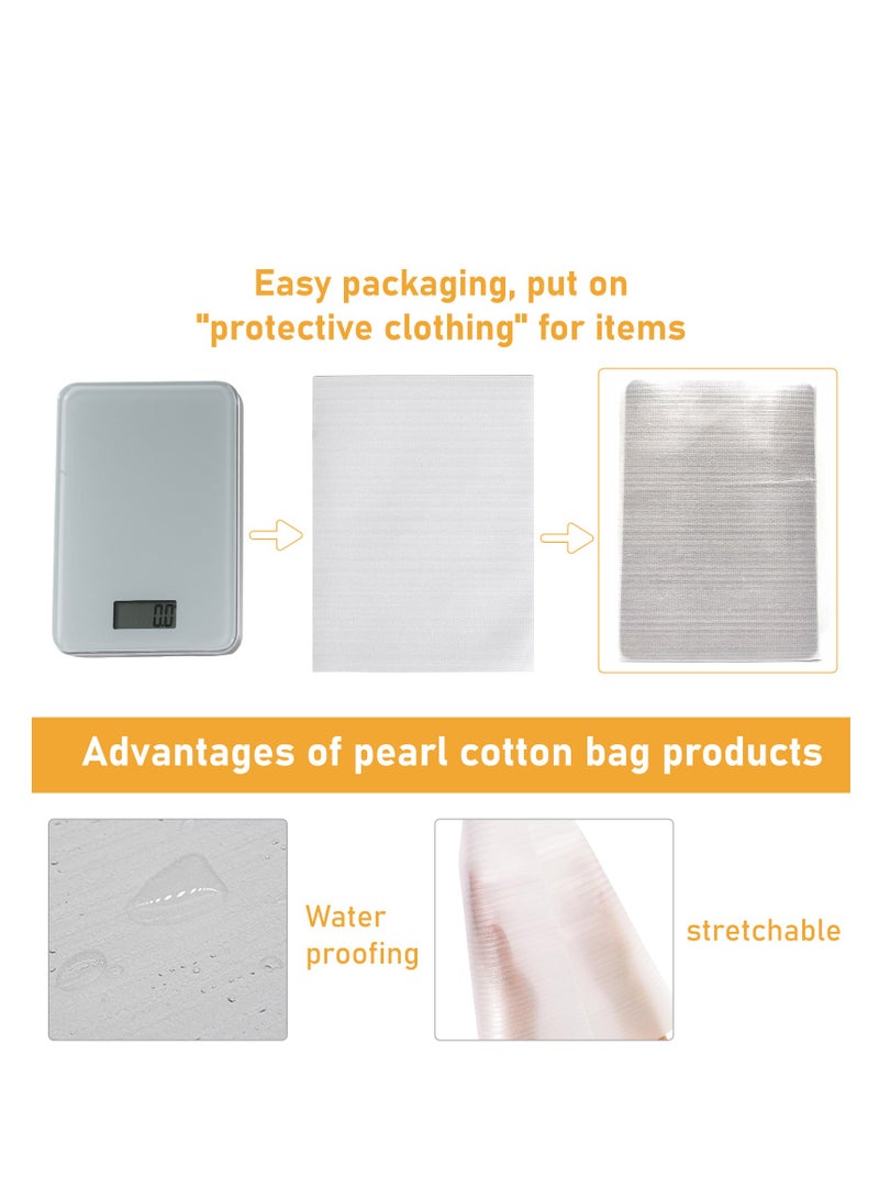 Generic 380 pcs Moving Packaging Supplies,200 buffer bags,4 sizes (16x12 ", 12x12", 12x7.8 ", 7.8x7.8"),60 Foam Sheets.Comes with 120 fragile stickers for a cushioned mobile foam wrap bag for packaging.  - Image 5