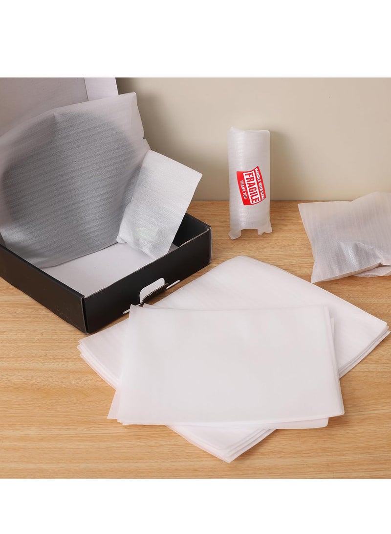 Generic 380 pcs Moving Packaging Supplies,200 buffer bags,4 sizes (16x12 ", 12x12", 12x7.8 ", 7.8x7.8"),60 Foam Sheets.Comes with 120 fragile stickers for a cushioned mobile foam wrap bag for packaging.  - Image 4